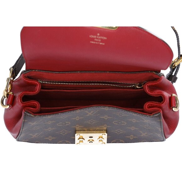 Louis Vuitton Eden PM Monogram Shoulder Bag M40731 Rouge Monogram Canvas - Picture 10 of 10